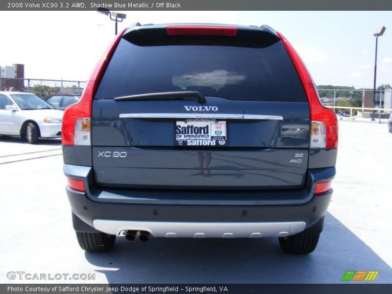 Shadow Blue Metallic / Off Black 2008 Volvo XC90 3.2 AWD