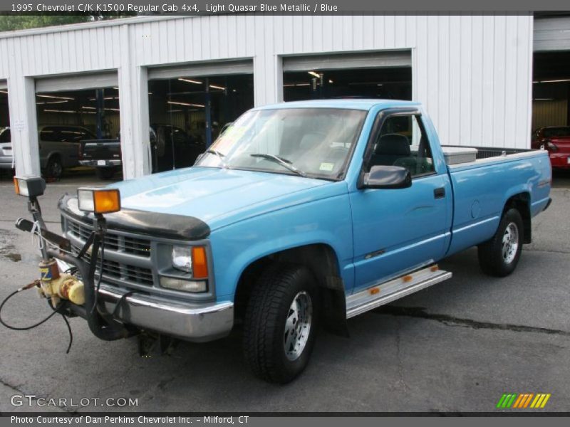 Light Quasar Blue Metallic / Blue 1995 Chevrolet C/K K1500 Regular Cab 4x4