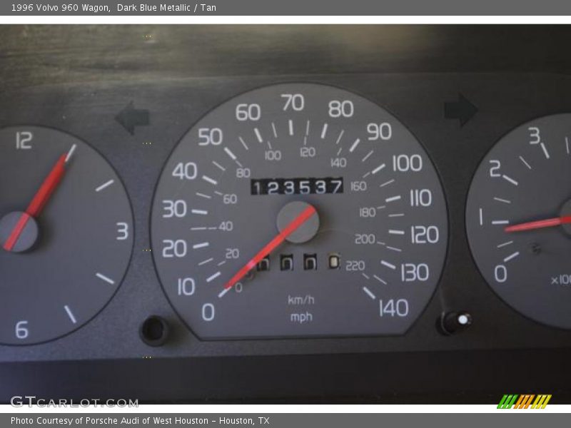 Dark Blue Metallic / Tan 1996 Volvo 960 Wagon
