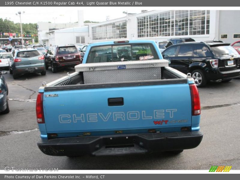 Light Quasar Blue Metallic / Blue 1995 Chevrolet C/K K1500 Regular Cab 4x4