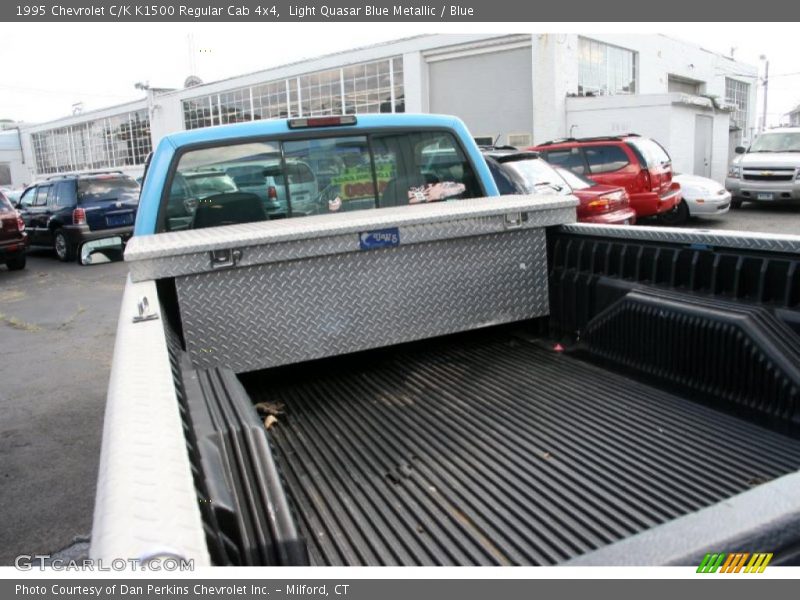Light Quasar Blue Metallic / Blue 1995 Chevrolet C/K K1500 Regular Cab 4x4