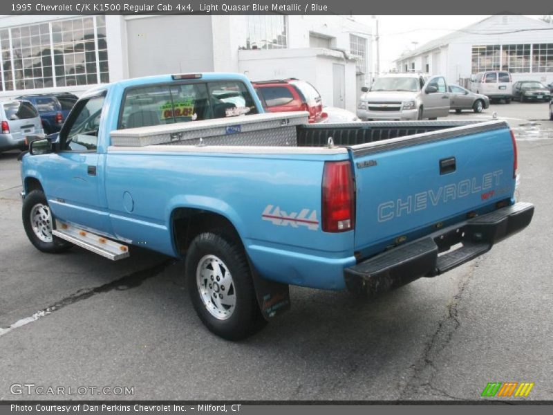 Light Quasar Blue Metallic / Blue 1995 Chevrolet C/K K1500 Regular Cab 4x4