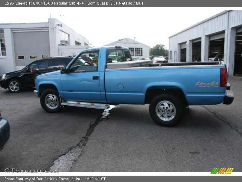 Light Quasar Blue Metallic / Blue 1995 Chevrolet C/K K1500 Regular Cab 4x4