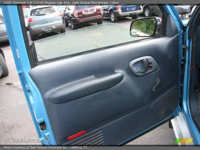 Light Quasar Blue Metallic / Blue 1995 Chevrolet C/K K1500 Regular Cab 4x4