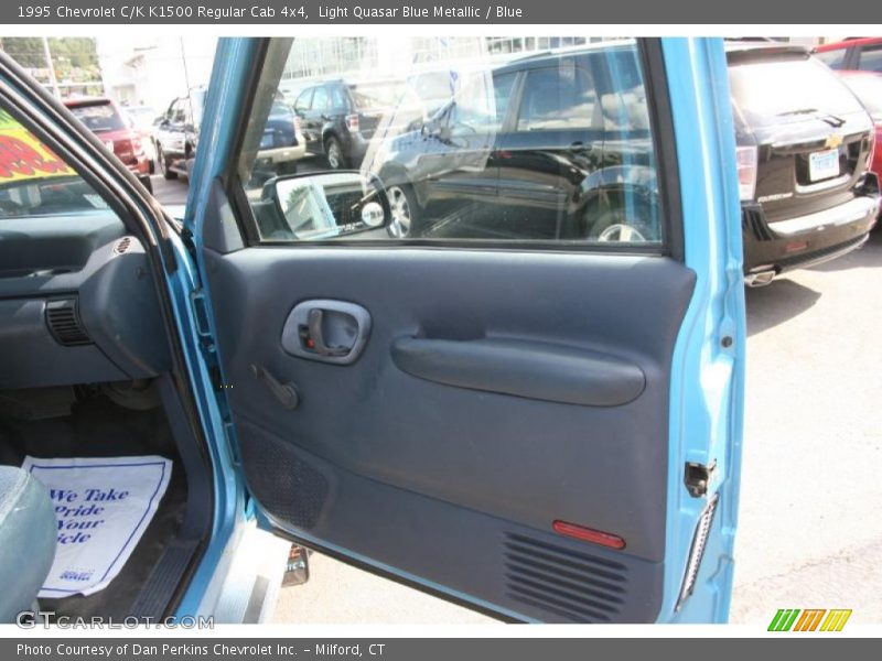 Light Quasar Blue Metallic / Blue 1995 Chevrolet C/K K1500 Regular Cab 4x4