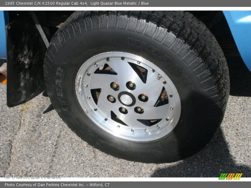 Light Quasar Blue Metallic / Blue 1995 Chevrolet C/K K1500 Regular Cab 4x4