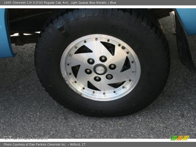 Light Quasar Blue Metallic / Blue 1995 Chevrolet C/K K1500 Regular Cab 4x4