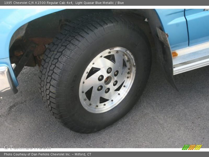 Light Quasar Blue Metallic / Blue 1995 Chevrolet C/K K1500 Regular Cab 4x4