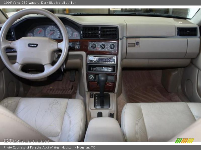 Dark Blue Metallic / Tan 1996 Volvo 960 Wagon