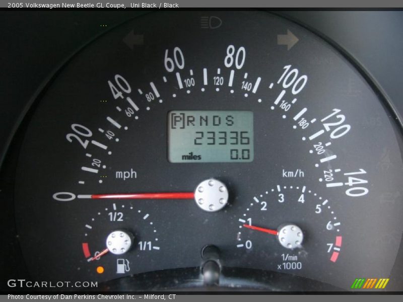 Uni Black / Black 2005 Volkswagen New Beetle GL Coupe