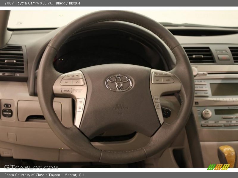 Black / Bisque 2007 Toyota Camry XLE V6