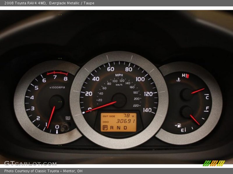 Everglade Metallic / Taupe 2008 Toyota RAV4 4WD