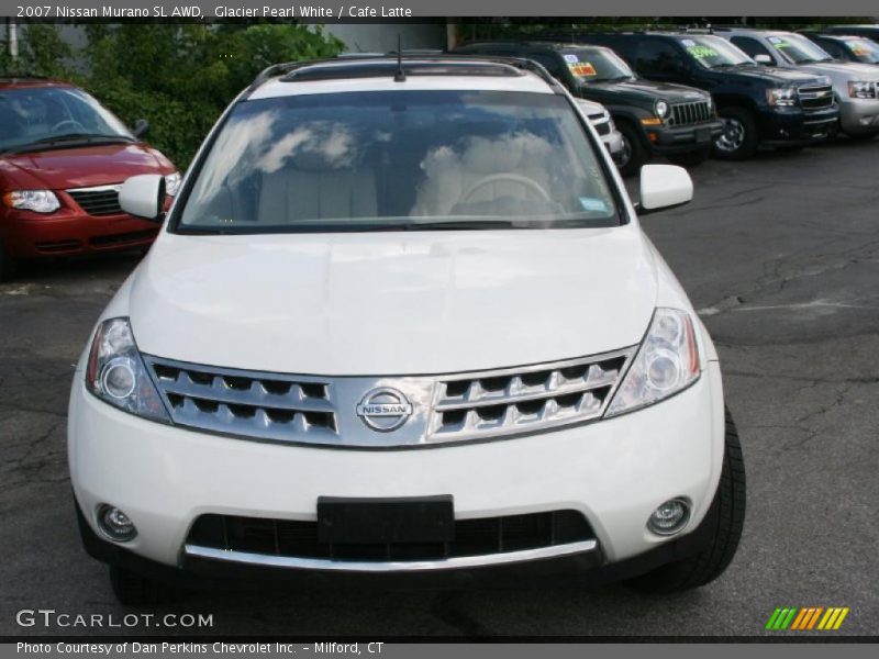 Glacier Pearl White / Cafe Latte 2007 Nissan Murano SL AWD