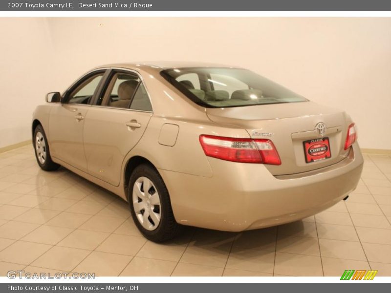 Desert Sand Mica / Bisque 2007 Toyota Camry LE