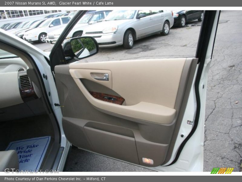 Glacier Pearl White / Cafe Latte 2007 Nissan Murano SL AWD