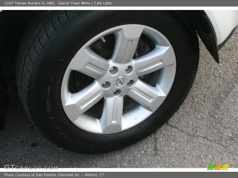 Glacier Pearl White / Cafe Latte 2007 Nissan Murano SL AWD