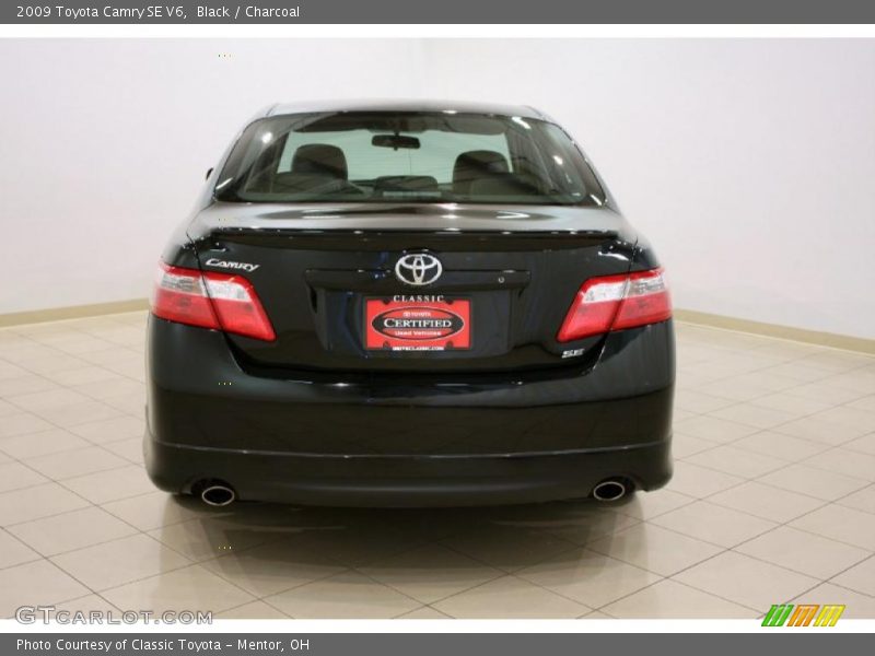Black / Charcoal 2009 Toyota Camry SE V6