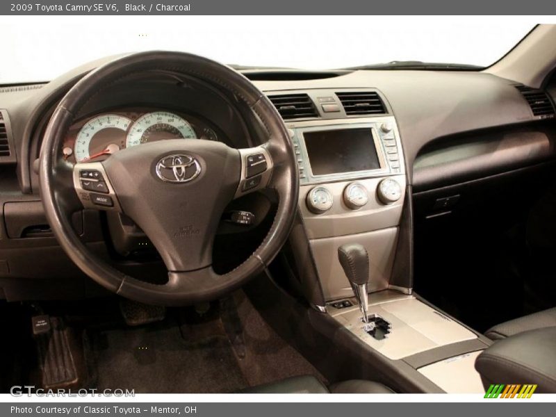 Black / Charcoal 2009 Toyota Camry SE V6