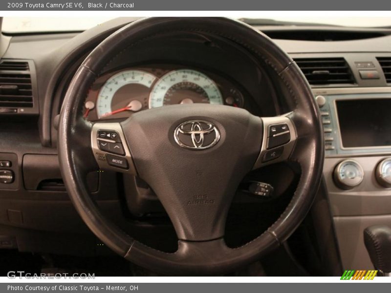 Black / Charcoal 2009 Toyota Camry SE V6