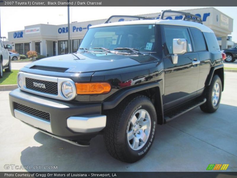 Black Diamond / Dark Charcoal 2007 Toyota FJ Cruiser