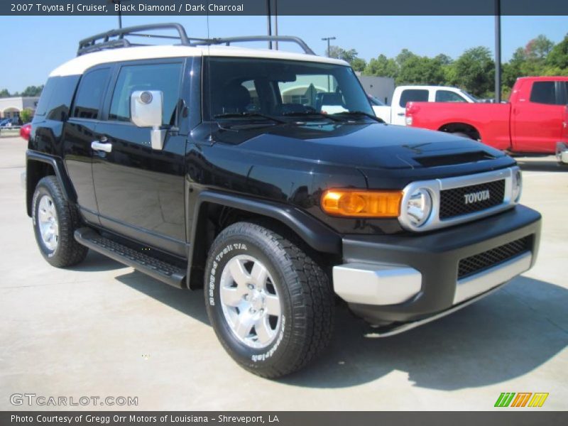 Black Diamond / Dark Charcoal 2007 Toyota FJ Cruiser