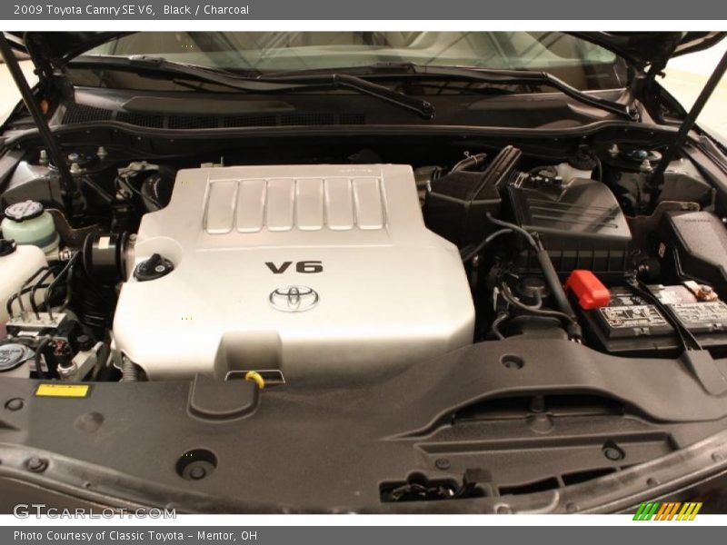 Black / Charcoal 2009 Toyota Camry SE V6