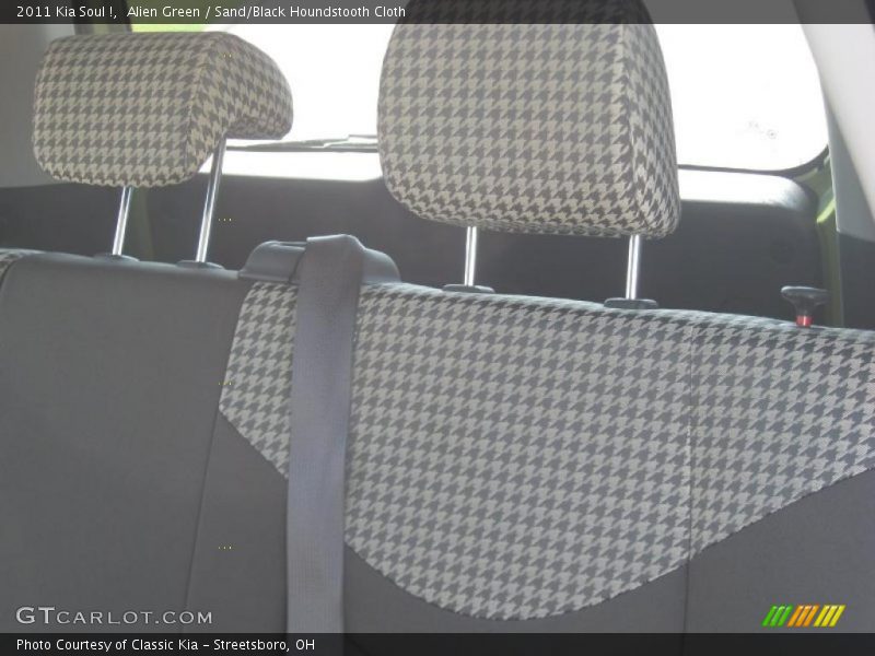 Alien Green / Sand/Black Houndstooth Cloth 2011 Kia Soul !