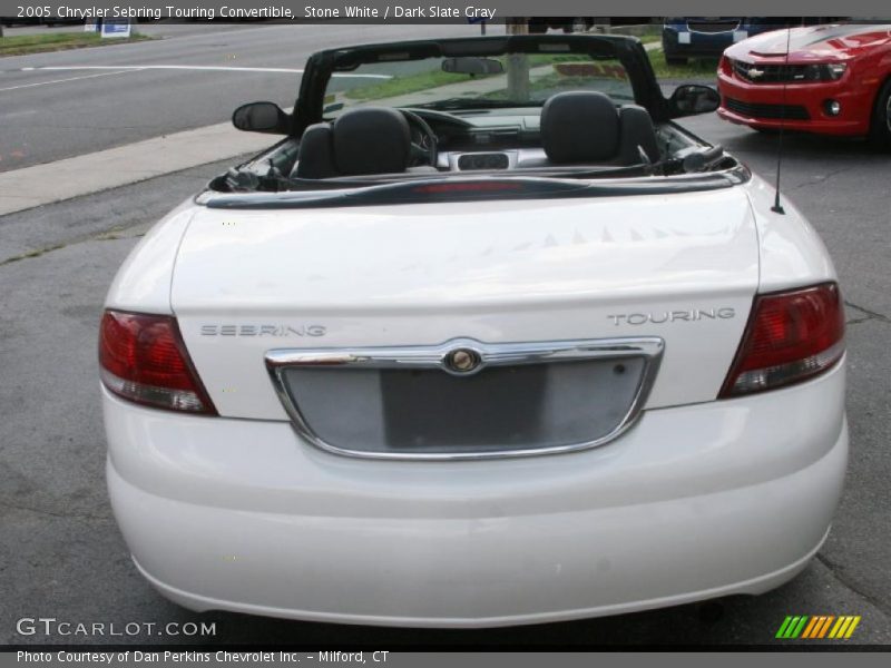 Stone White / Dark Slate Gray 2005 Chrysler Sebring Touring Convertible