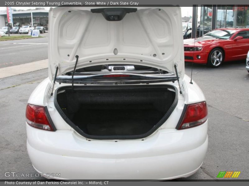 Stone White / Dark Slate Gray 2005 Chrysler Sebring Touring Convertible