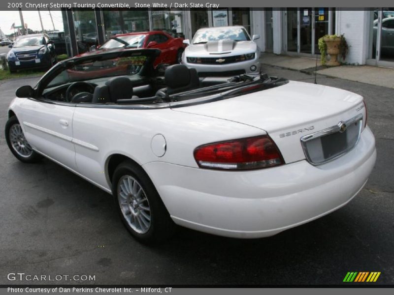 Stone White / Dark Slate Gray 2005 Chrysler Sebring Touring Convertible