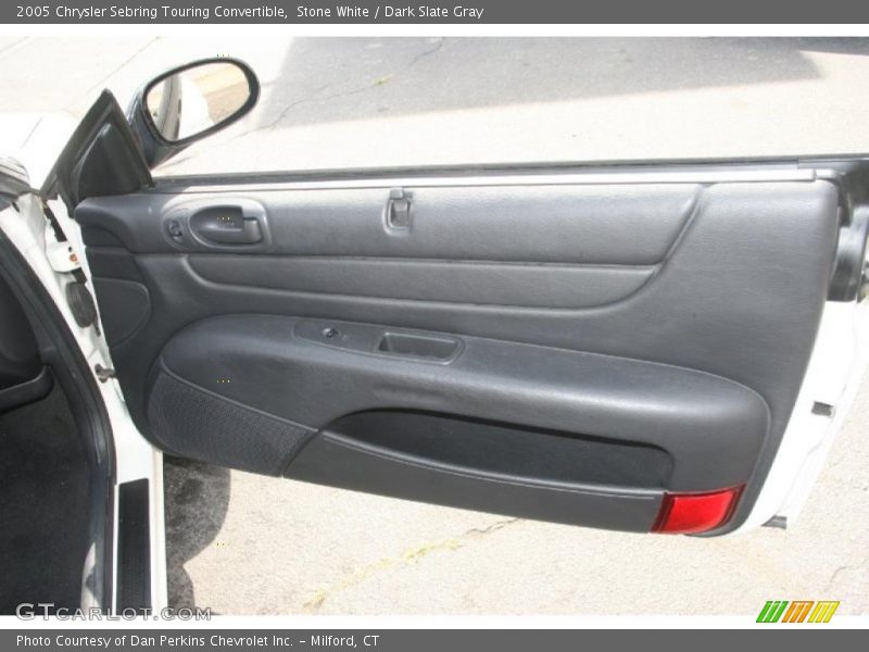 Stone White / Dark Slate Gray 2005 Chrysler Sebring Touring Convertible
