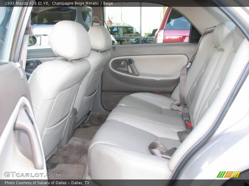 Champagne Beige Metallic / Beige 1993 Mazda 626 ES V6