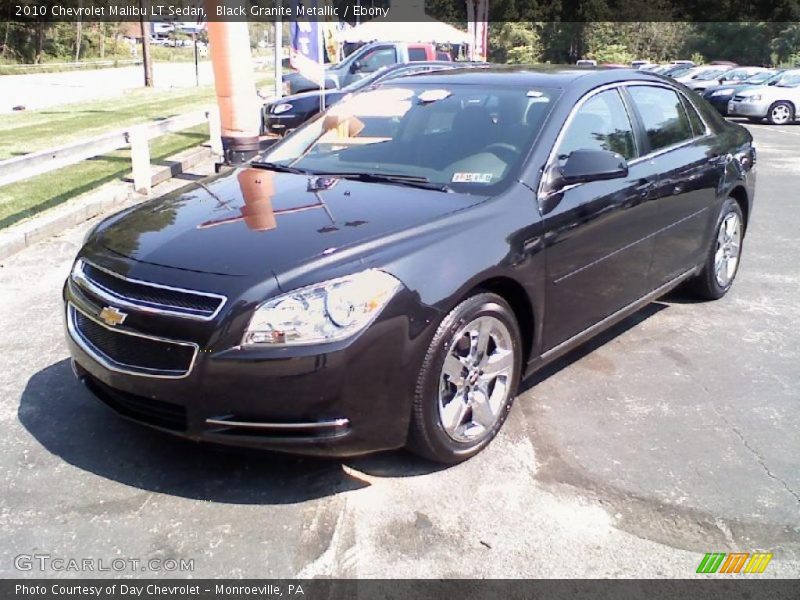 Black Granite Metallic / Ebony 2010 Chevrolet Malibu LT Sedan