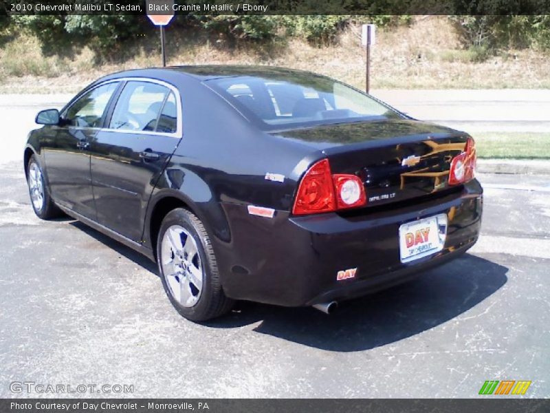 Black Granite Metallic / Ebony 2010 Chevrolet Malibu LT Sedan