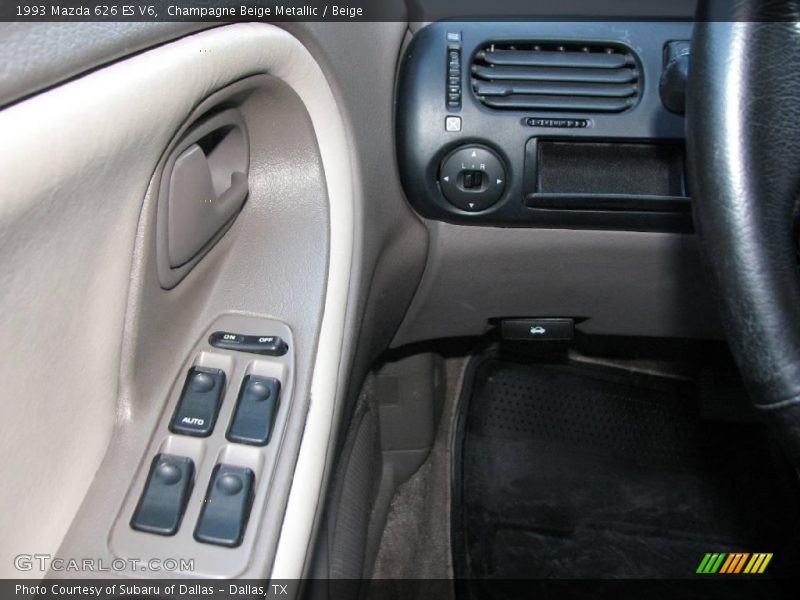Champagne Beige Metallic / Beige 1993 Mazda 626 ES V6