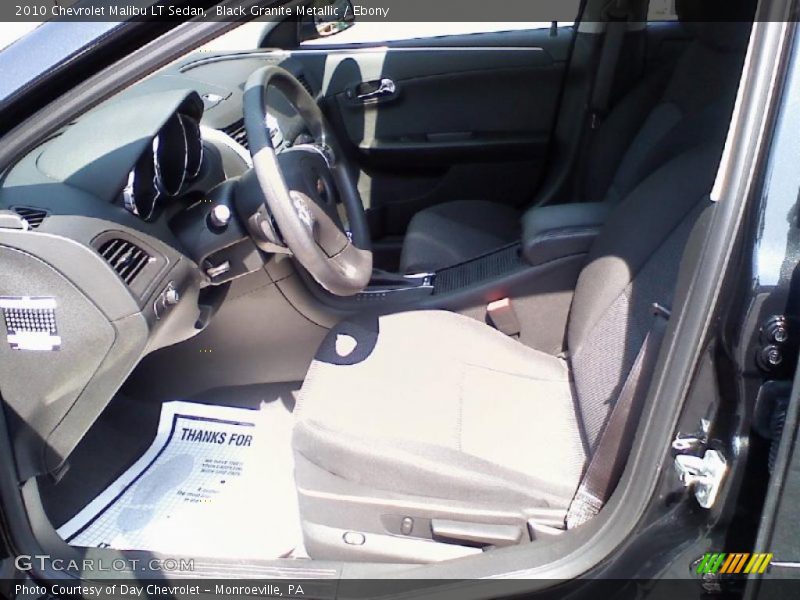 Black Granite Metallic / Ebony 2010 Chevrolet Malibu LT Sedan