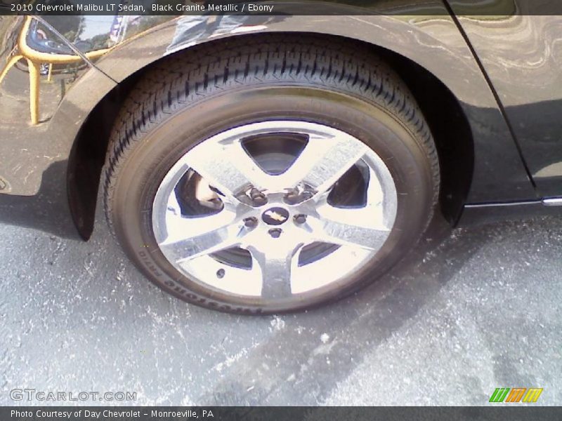 Black Granite Metallic / Ebony 2010 Chevrolet Malibu LT Sedan