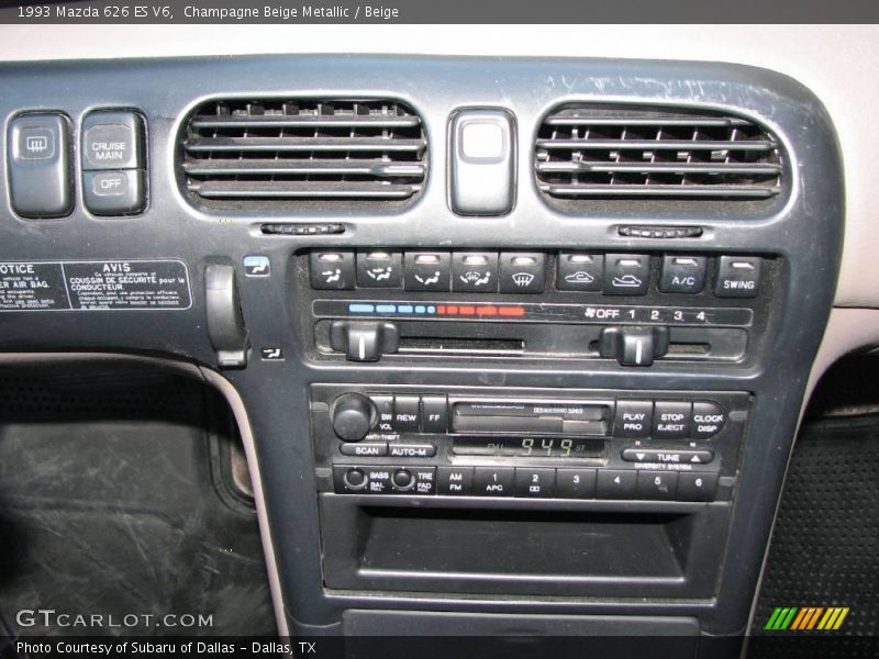 Champagne Beige Metallic / Beige 1993 Mazda 626 ES V6