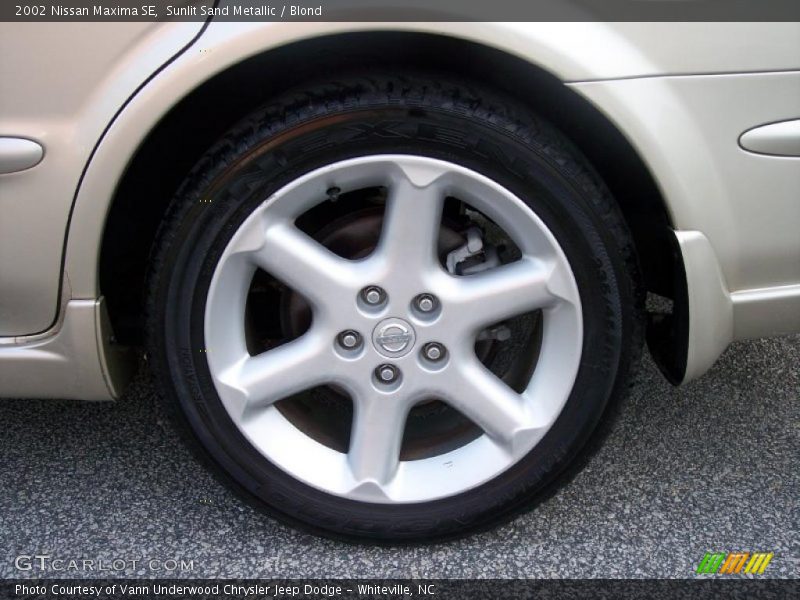 Sunlit Sand Metallic / Blond 2002 Nissan Maxima SE