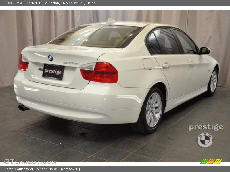 Alpine White / Beige 2006 BMW 3 Series 325xi Sedan
