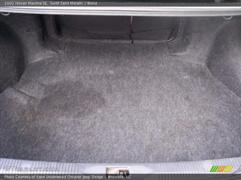 Sunlit Sand Metallic / Blond 2002 Nissan Maxima SE