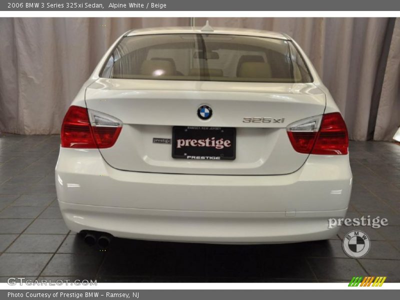 Alpine White / Beige 2006 BMW 3 Series 325xi Sedan