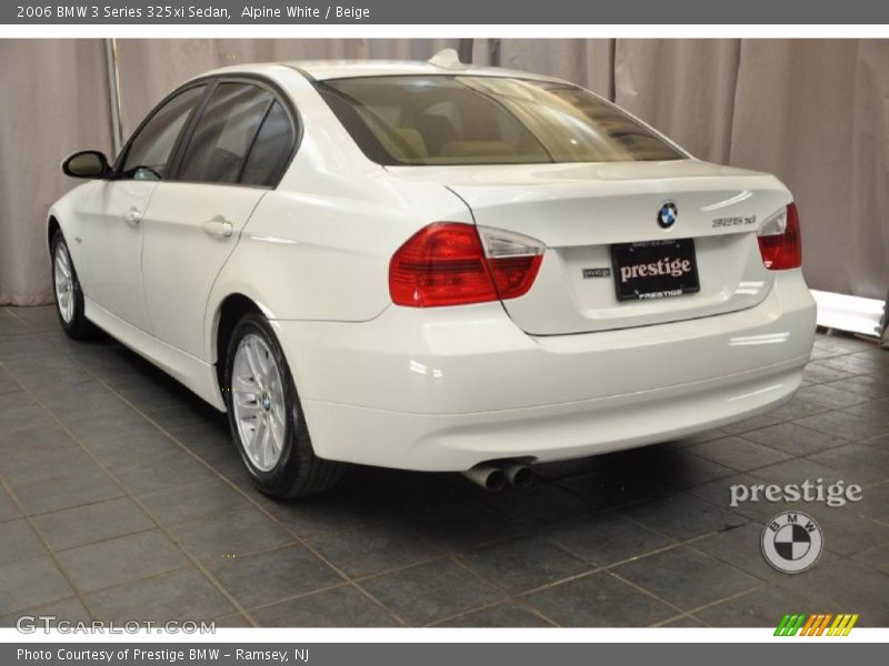 Alpine White / Beige 2006 BMW 3 Series 325xi Sedan