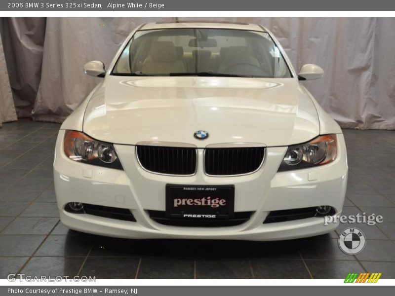 Alpine White / Beige 2006 BMW 3 Series 325xi Sedan