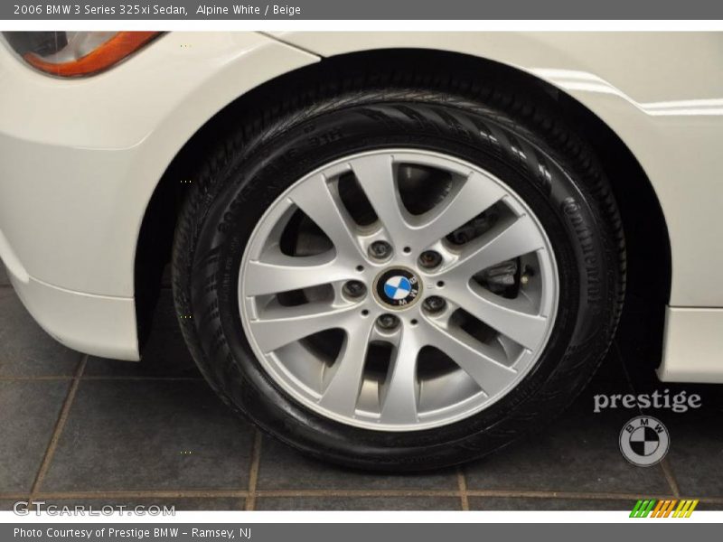 Alpine White / Beige 2006 BMW 3 Series 325xi Sedan