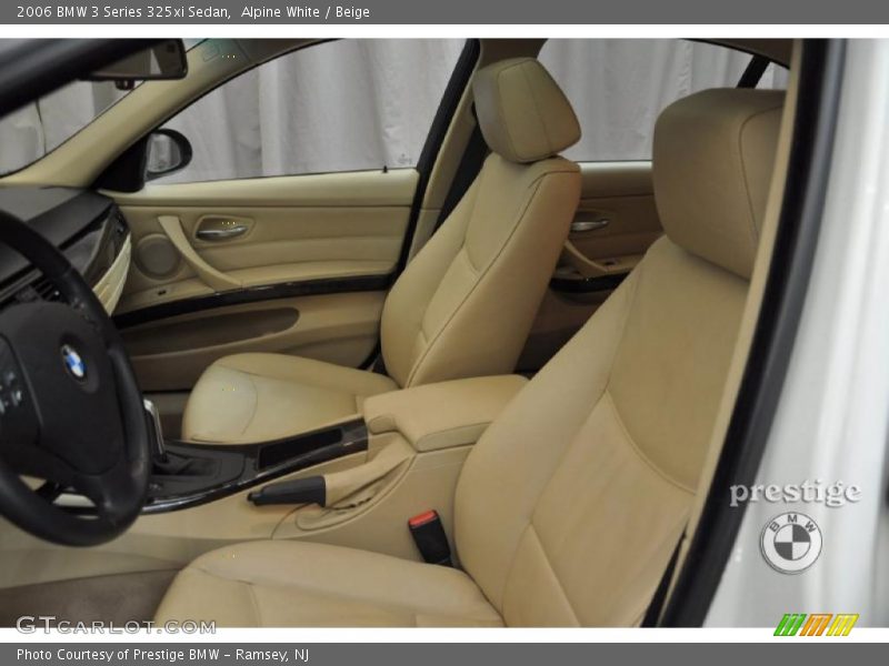 Alpine White / Beige 2006 BMW 3 Series 325xi Sedan