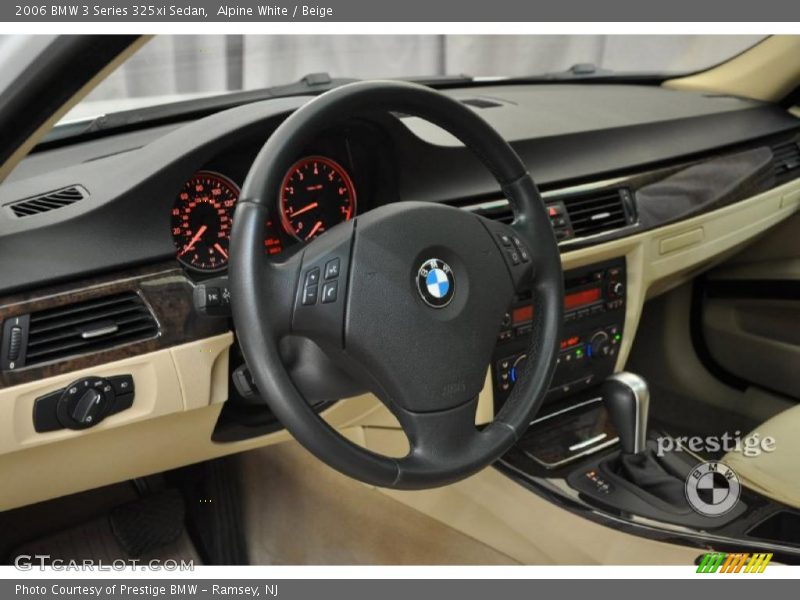 Alpine White / Beige 2006 BMW 3 Series 325xi Sedan