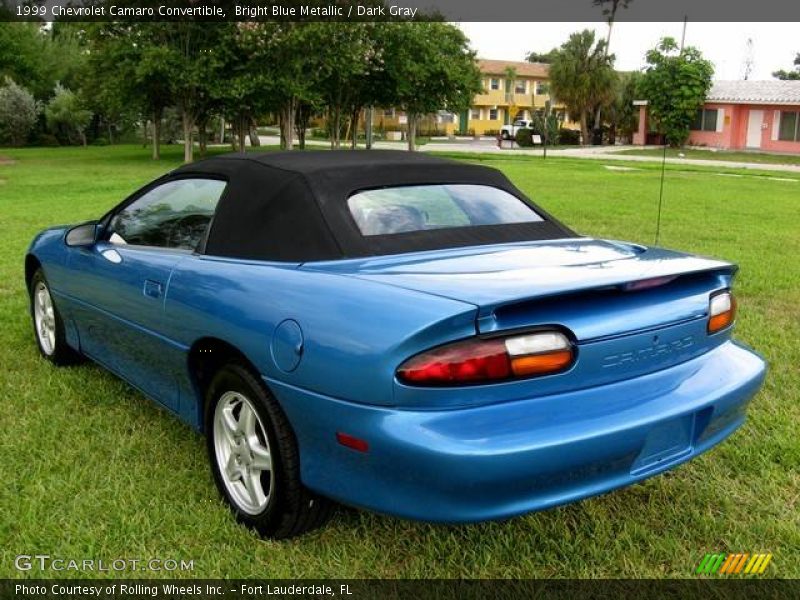 Bright Blue Metallic / Dark Gray 1999 Chevrolet Camaro Convertible