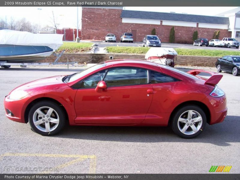 Rave Red Pearl / Dark Charcoal 2009 Mitsubishi Eclipse GS Coupe