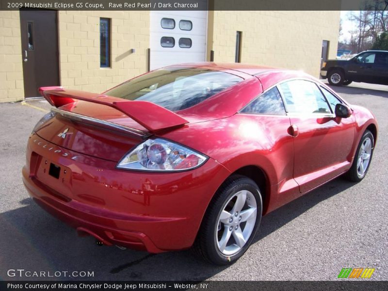 Rave Red Pearl / Dark Charcoal 2009 Mitsubishi Eclipse GS Coupe